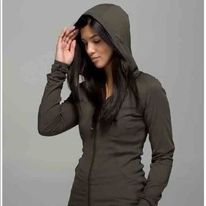 Olive lululemon in flux jacket